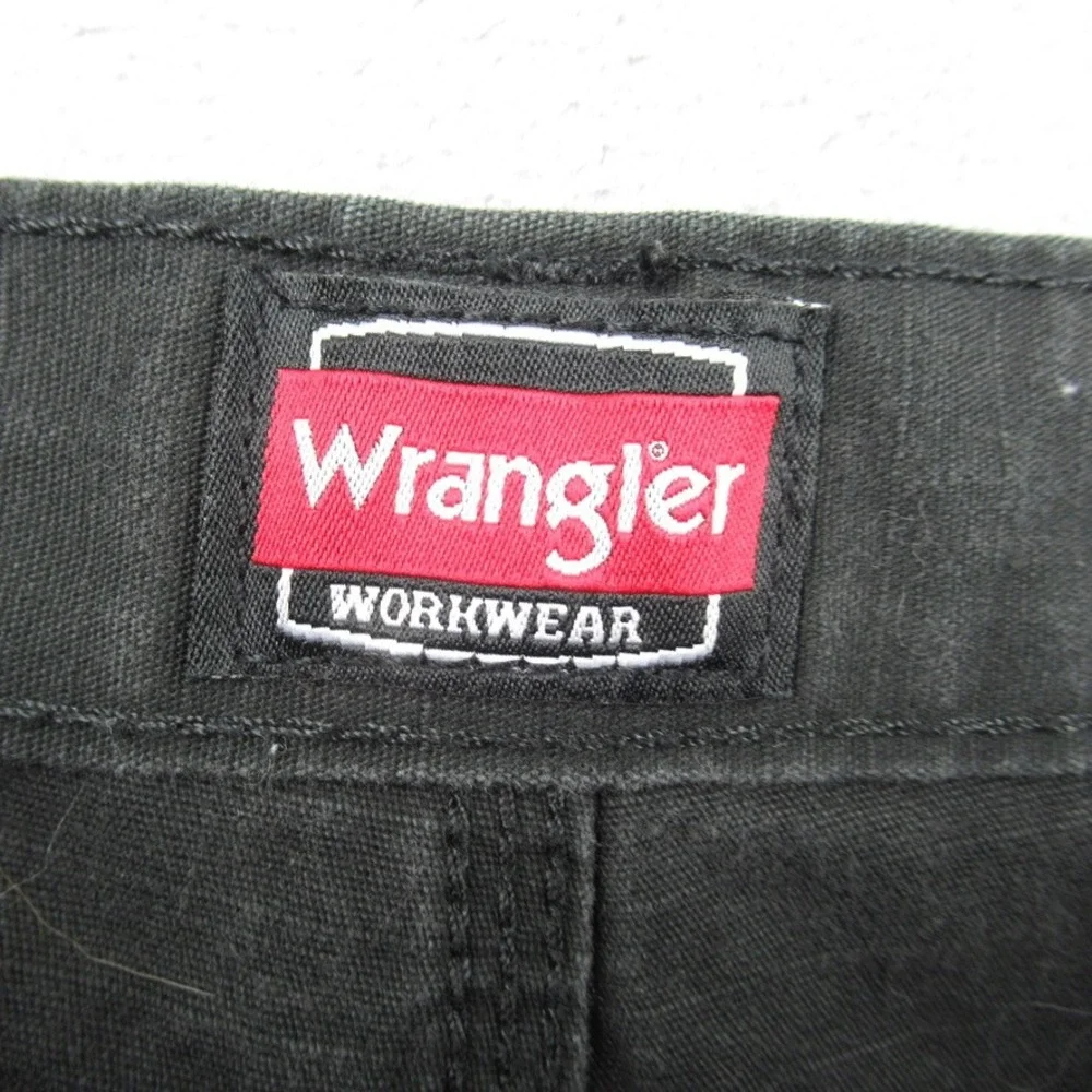 Wrangler Workwear Mens Black Ripstop Cargo Pants 10WMWR1BL 42x30